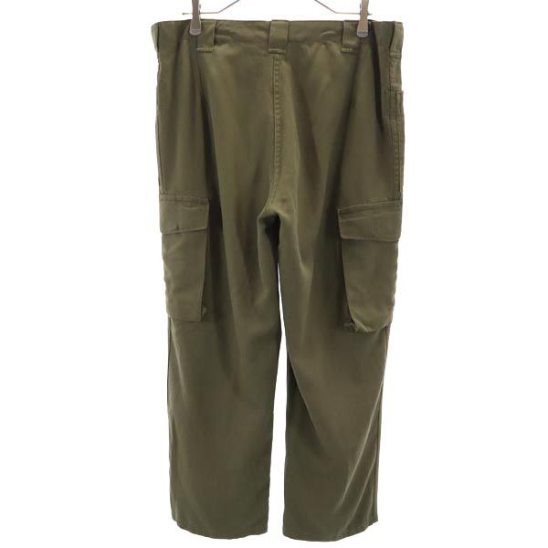 Austrian Army 80s Military Cargo Pants Khaki Button Fly Men's Used