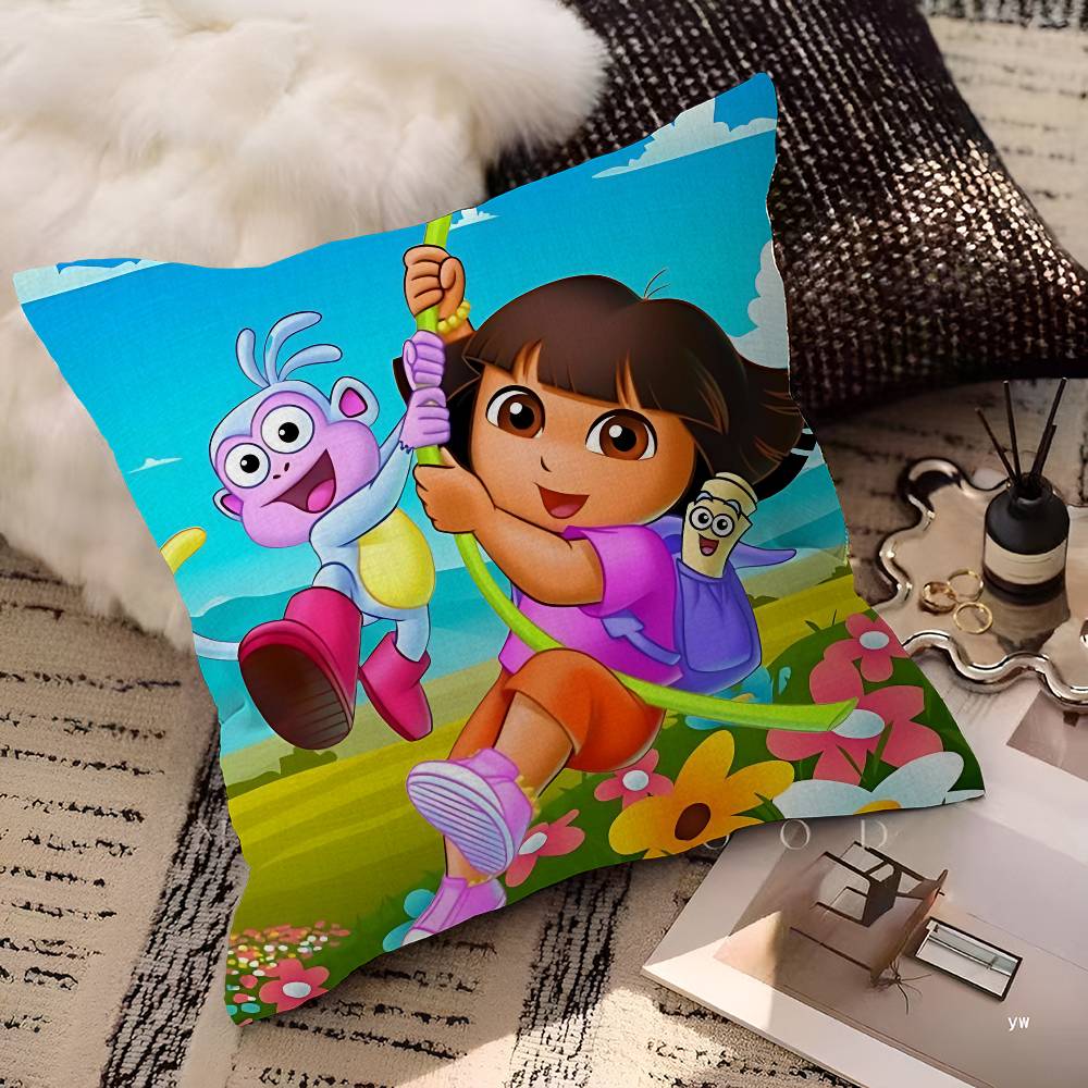 TV D-Dora The Animation Explorer Pillowcases Home Bedding Decorative Pillow Cover Wedding Super Soft Pillow Case