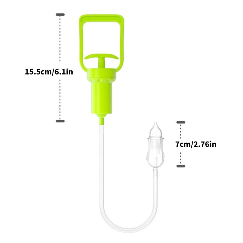 Portable Baby Nasal Aspirator With Hygienic Anti Backflow Design Gentle Hand Controlled Suction Quiet Operation