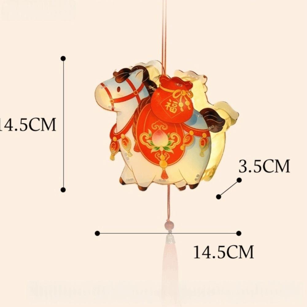 Waterproof DIY Material Package Ancient Style Hand held Luminous Lantern China-Chic Design Luminous Feature