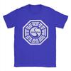 Men's T-Shirts Dharma Initiative Novelty 100% Cotton Tees Short Sleeve T Shirts Crewneck Clothes Plus Size