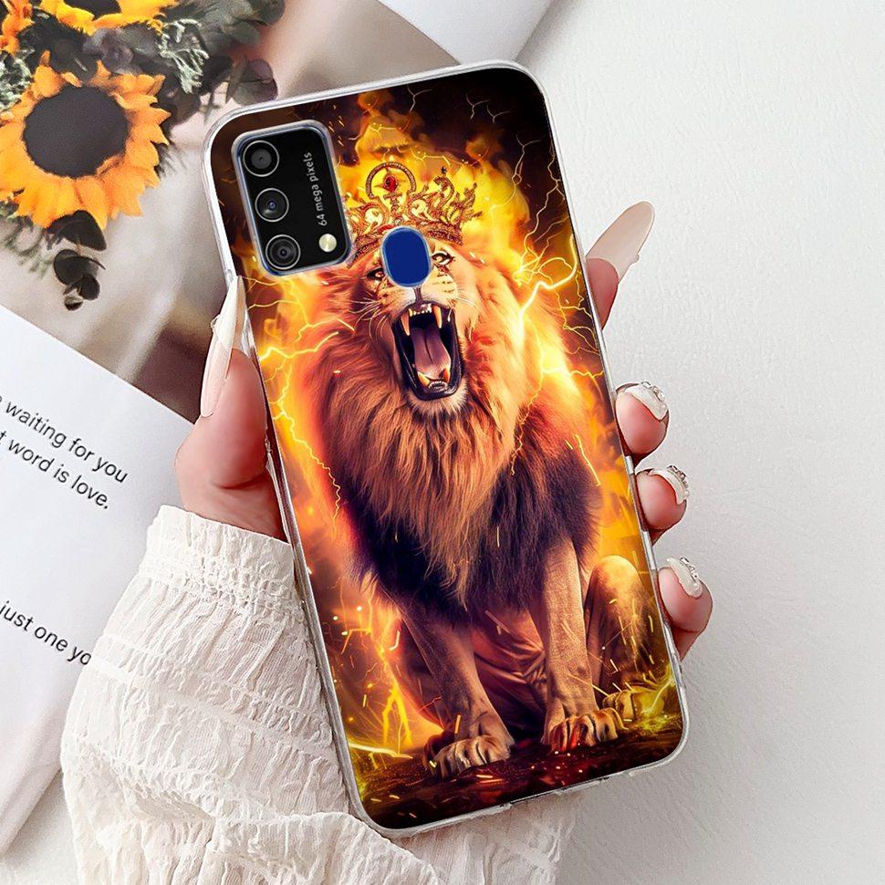 Cute Cat Caroon Cover For Samsung Galaxy A21s Case Soft Silicone Fundas Phone Cases For Samsung A 21s  A21s SM-A217F Full Bumper