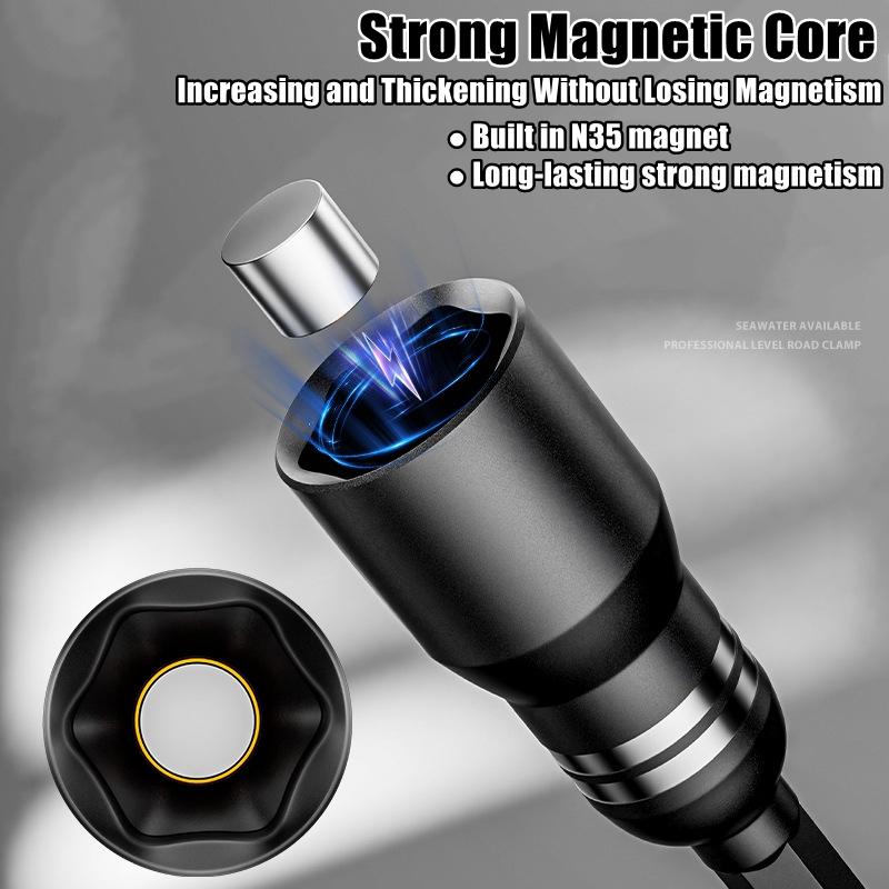 CR-V Steel Magnetic Nut Screwdriver Socket Bits For Power Drills Hex Shank Driver/Adapter Socket Wrench Tool Parts Accessories