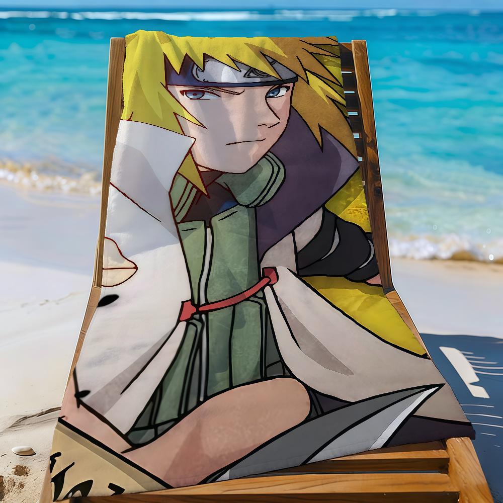 N-Naruto-S N-Namikaze Minato Towel Sports Quick Dry Travel Camping Gear Sandproof Soft Light Large Beach Towel