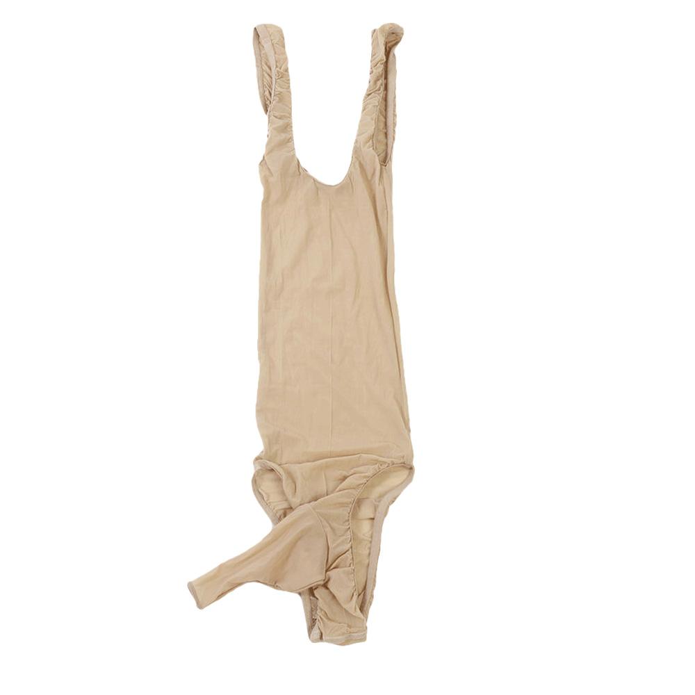 Sexy Men 8D 912 Pin Oil Gloosy Shiny U Convex Pouch Bodysuit Cockring Open Sheath Sleeve Sexy Tight Bandage Bodyhouse