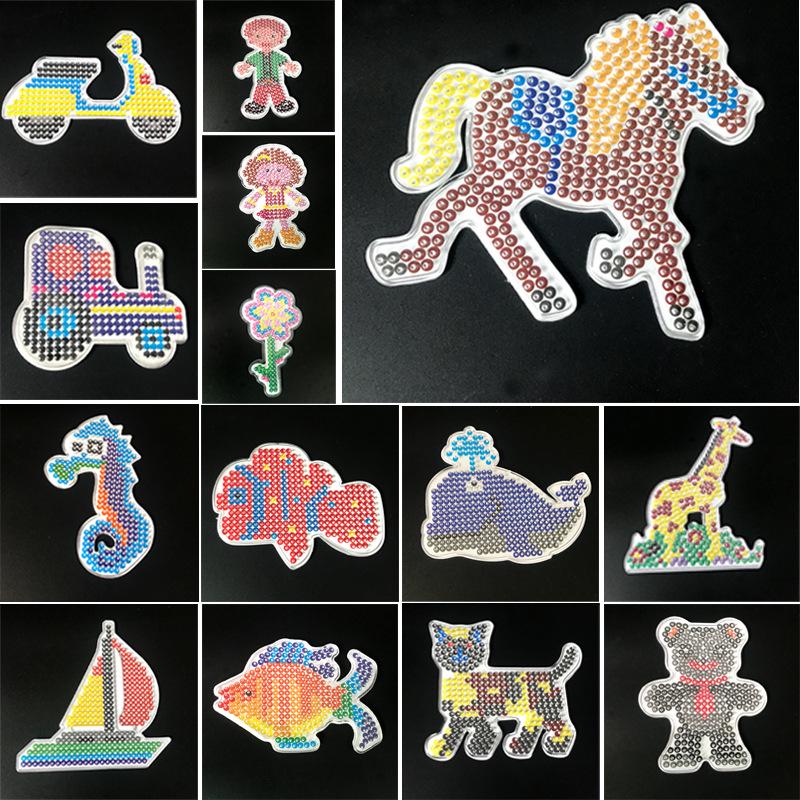 

Экологичный шаблон из 5мм бусин Perler: Детская развивающая доска-пазл для самостоятельной сборки