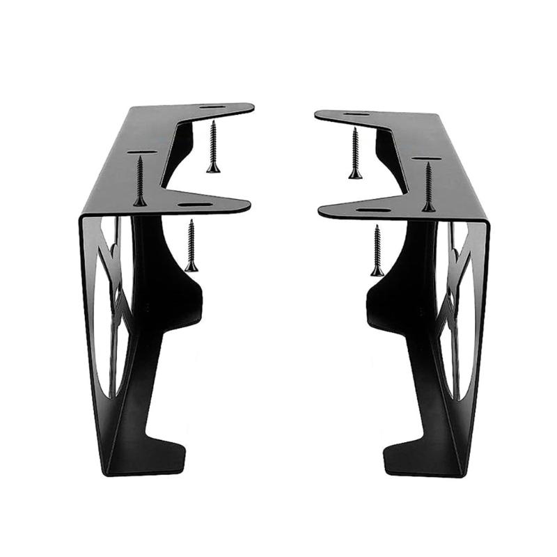 Game Console Under Desk Storage Rack for P5 Disc & Digital Edition Controller Organiser Bracket Holder Stand Accessory
