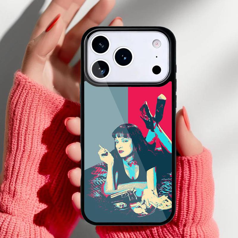 Pulp Fiction Phone Case for iPhone 17 Air 16e 15 14 13 Pro Max Back Cover for 12 11 Pro Coque