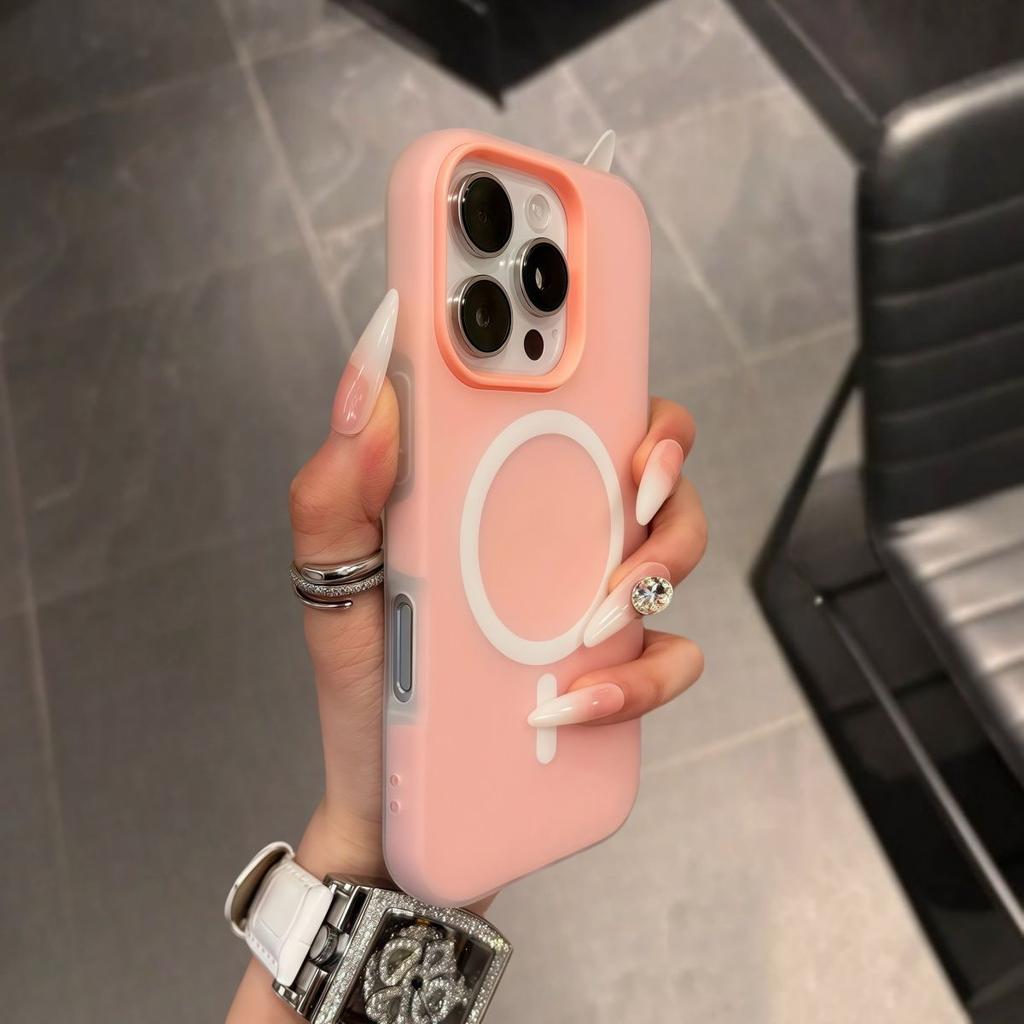 Luxury Candy Color Magsafe Case for iPhone 17 Air 16 15 14 Plus 13 12 Pro Max 11 Magnetic Clear Matte Soft Wireless Charge Cover