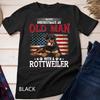 Never Underestimate An Old Man With A Rottweiler Costume T-Shirt Unisex T-shirt