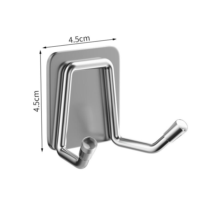 1/3/5/10pcs Kitchen Sponges Holder Stainless Steel Sink Sponges Drain Drying Rack Self Adhesive Storage Holder Wall Hooks Kitchen Organizer