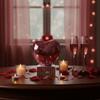 Reflective Heart Shape Disco Ball Decoration Romantic Shining Mirror Surface Ornament Widely Use Red/Pink Color