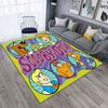 Halloween cartoon comedy adventure movie Scooby-Doo carpet is suitable for living room and bedroom doormats office balcony decorative carpet V12