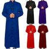 Robe Uomo Roba da Chiesa Coro Ministro Clero Pulpito Liturgico Uomini Supporto Liturgico Collo Alto Monopetto Ministro Coro