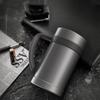 550ml Pure Titanium Thermos Cup with Handle Double Layer Vacuum Flask High Grade Gift Drinkware Tea Mug Business Water Bottle