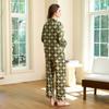 New 19mm heavyweight 100% mulberry silk fashion high-end printed home clothes for women's silk sleepwear
