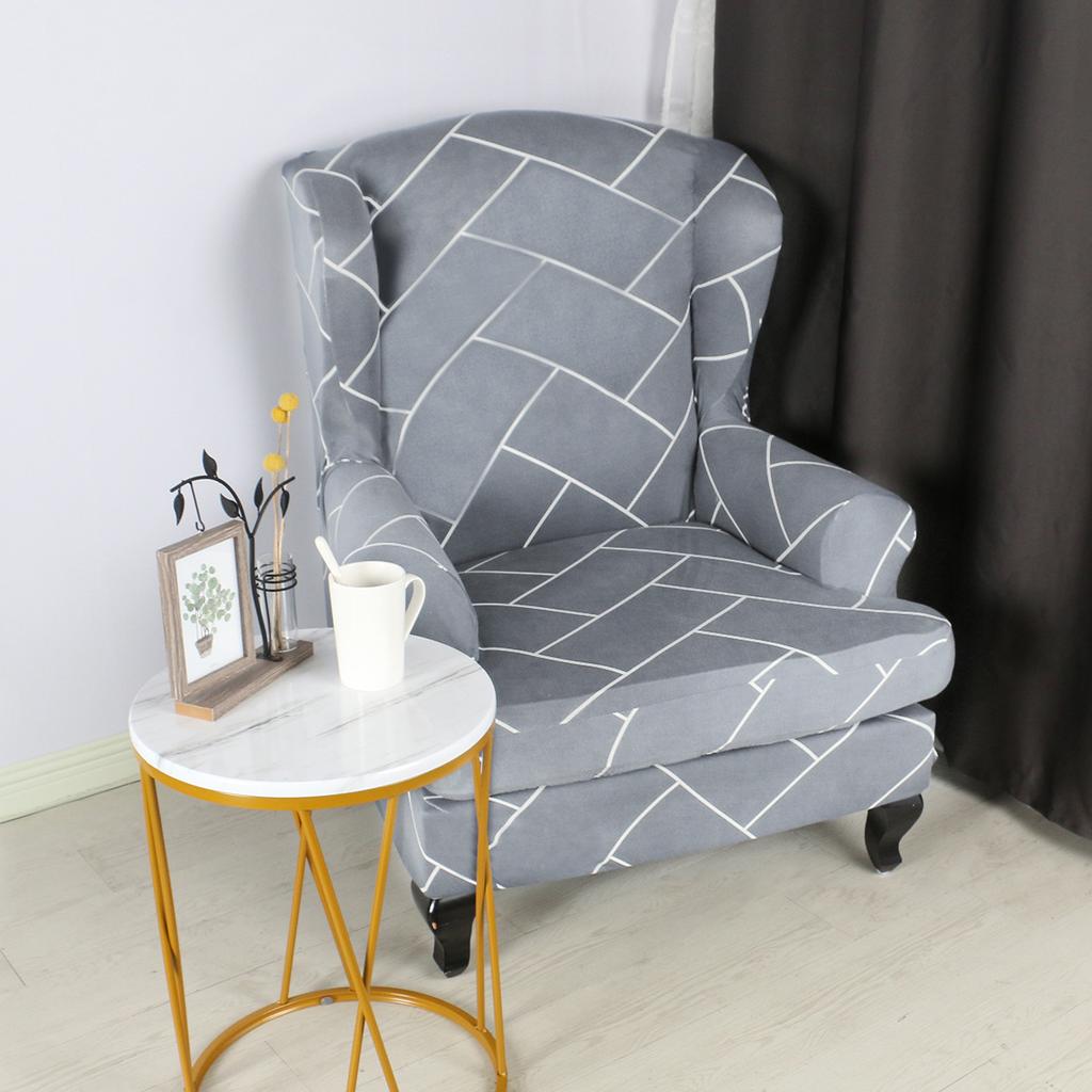 Elastic Printed Tiger Bench Cover Chair Cover Full-inclusive Single Wing Back Sofa Cover American Style Sjamon Tiger Bench Cover