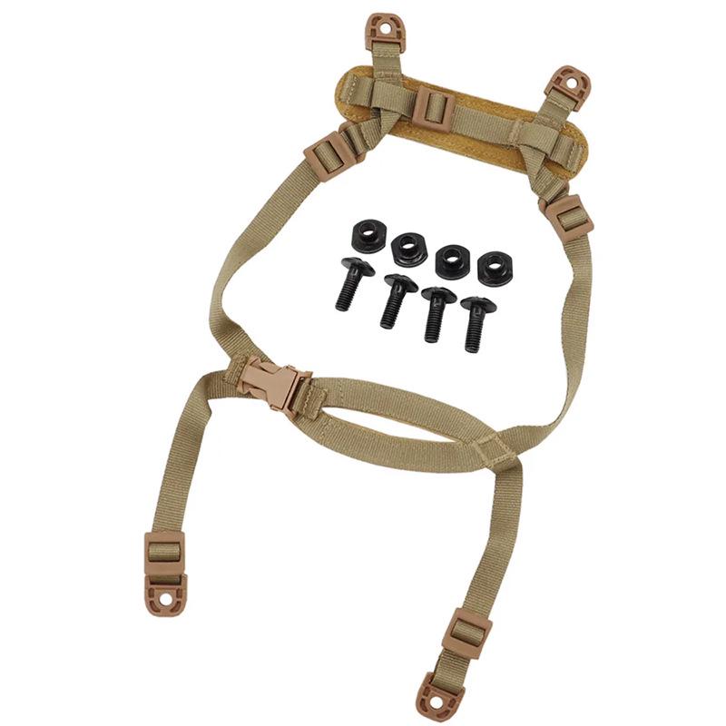 Tactical 4-Point Helmet Liner System for MICH/FAST/M88 Helmets