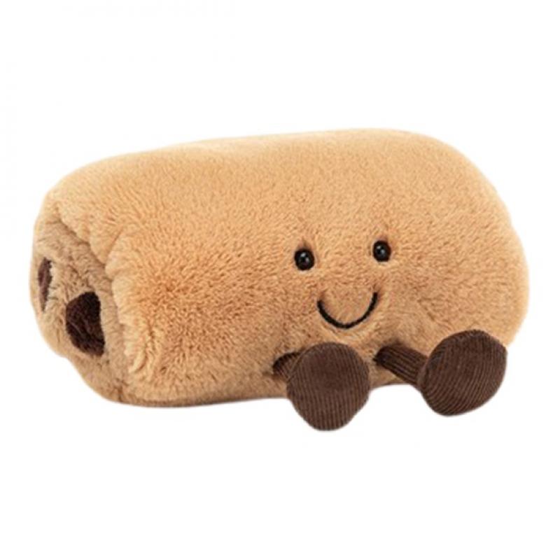 

JELLYCAT Gourmet Series Chocolate Bread Soothing Doll Plush Figure 11cm Tall Box Not Included