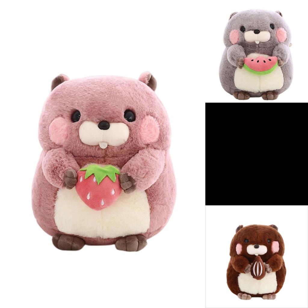 Cute Groundhog Plush Toy Soft And Huggable Stuffed Animal For Kids And Pets