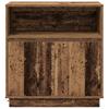 LED Sideboard in Rustic Wood Look 71 x 34.5 x 75 cm Engineered Wood