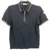Moncler Black Half-zip Polo Shirt Tops sUsed