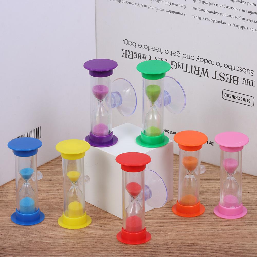 Colorful Tooth Brushing Shower Hourglass Sand Timer 3-Minute Sand Clock