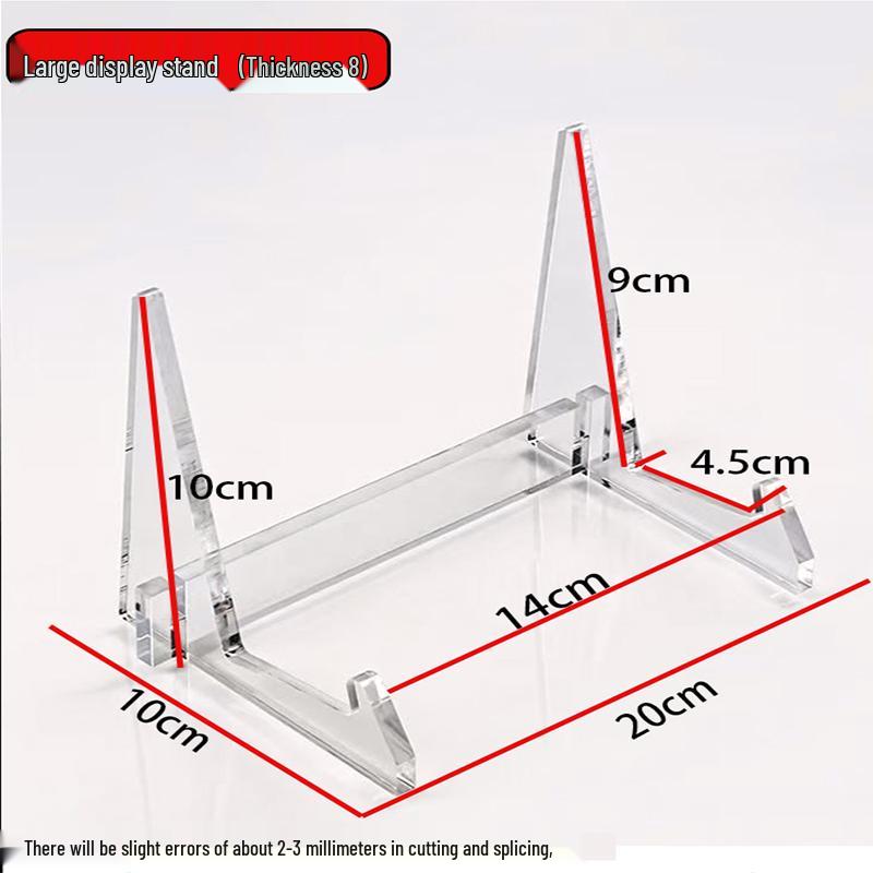 Acrylic Display Stand for Magazines, Phones, Tablets, Keyboards, Books, Photos, Frames, Bowls, Dishes, Tea Sets, and Cakes.