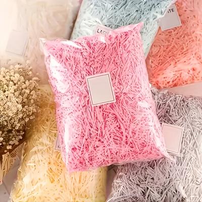 500g Confettis en Herbe de Rafia Colorée - Couleurs Assorties: Papier Cadeau, Pâques, Mariage, Anniversaire, Fête des Pères | Décoration Artisanat & Fête