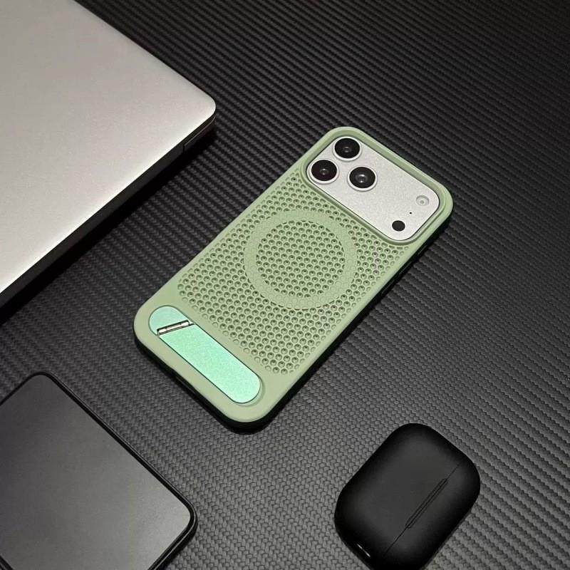Phone Case IPhone 18 Pro Max 17 Series Magnetic Stand Heat Dissipation Shockproof Anti-fall Full Protection