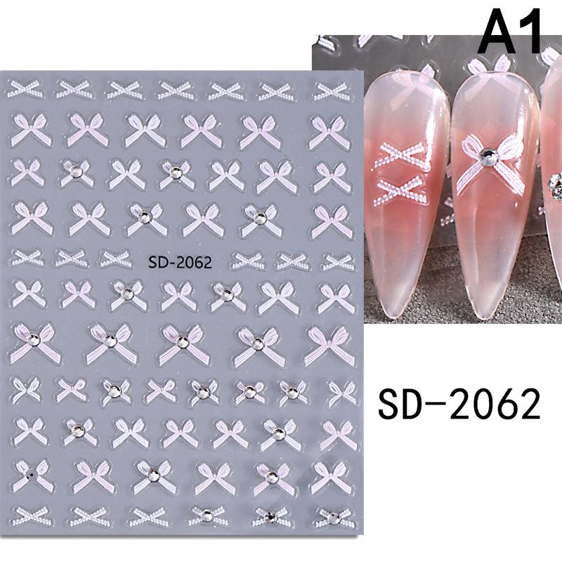 

Кружевной бант наклейки для дизайна ногтей клейкие слайдеры для ногтей украшения рельефные аппликации для ногтей своими руками A1