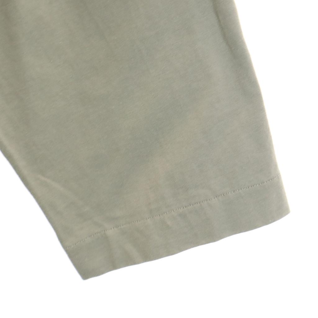 Honor gathering made in Japan 7 minutes sleeve Mock neck Cut M khaki Men's Used
