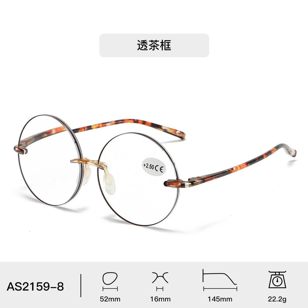 Vintage Round Large Frame Reading Glasses for Men and Women Retro Presbyopia Eyeglasses Fashion Eyewear +1.0+4.0