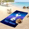 Tottenham Hotspur FC Personalized Printed Beach Towel Soccer Logo Support Custom Name Text Absorbent Towel For Sport Travel Special Gift