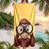 Curious George Fashion Beach Towel: Ideal for Summer Adventures Soft, absorbent and quick drying suitable for swimming and bathing