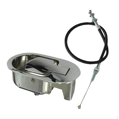 Maniglia per leva di rilascio per divano reclinabile color argento, sostituzione antiruggine con alluminio universale regolabile