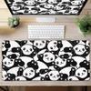 XXL Kawaii Panda HD Printing Mouse Pad Large Computer Office Game Table 400x900mm Mat Rubber carpet Anti-slip Keyboard Desk Pads