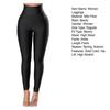 Women Yoga Pants Solid Color Hip Lift Skinny High Stretch Trousers Spring Autumn Slim Fit Seamless Running Fitness Ankle Length Leggings Gym Clothes