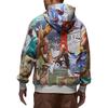 Jordan Felpa Brooklyn Stampa Lettere Outdoor Casual Sportiva Felpa con Cappuccio Uomo Felpe Sail FV7298-133