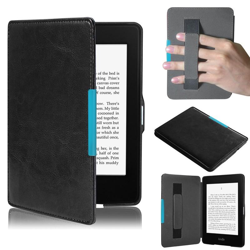

Ramidos Ultra Slim Кожаный чехол Smart Case для Kindle Paperwhite 5 Black