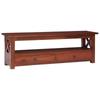 Day and Night - Day and Night TV Cabinet Solid Brown Mahogany Wood 115x30x40 Cm