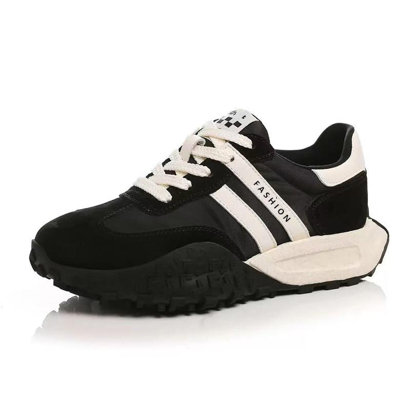 Women's Shoes Spring New Casual and Comfortable Forrest Gump Shoes Platform Sole Korean Version Casual Breathable and Comfortable Lace-up Sports Dad