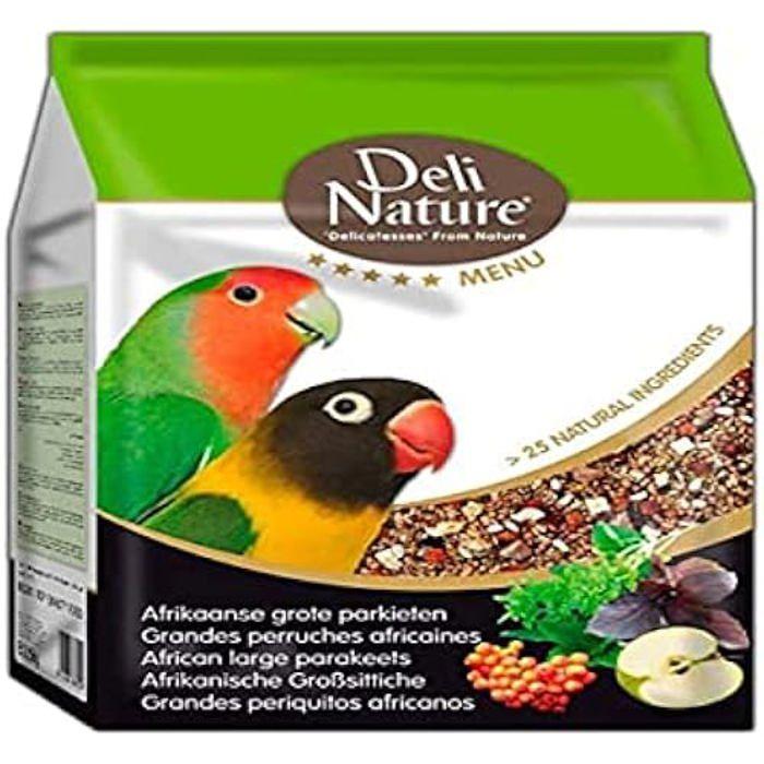 Aliment Pour Oiseaux - DELI NATURE - 5 Étoiles - 800 G - Mélange Équilibré - Oiseaux Exotiques