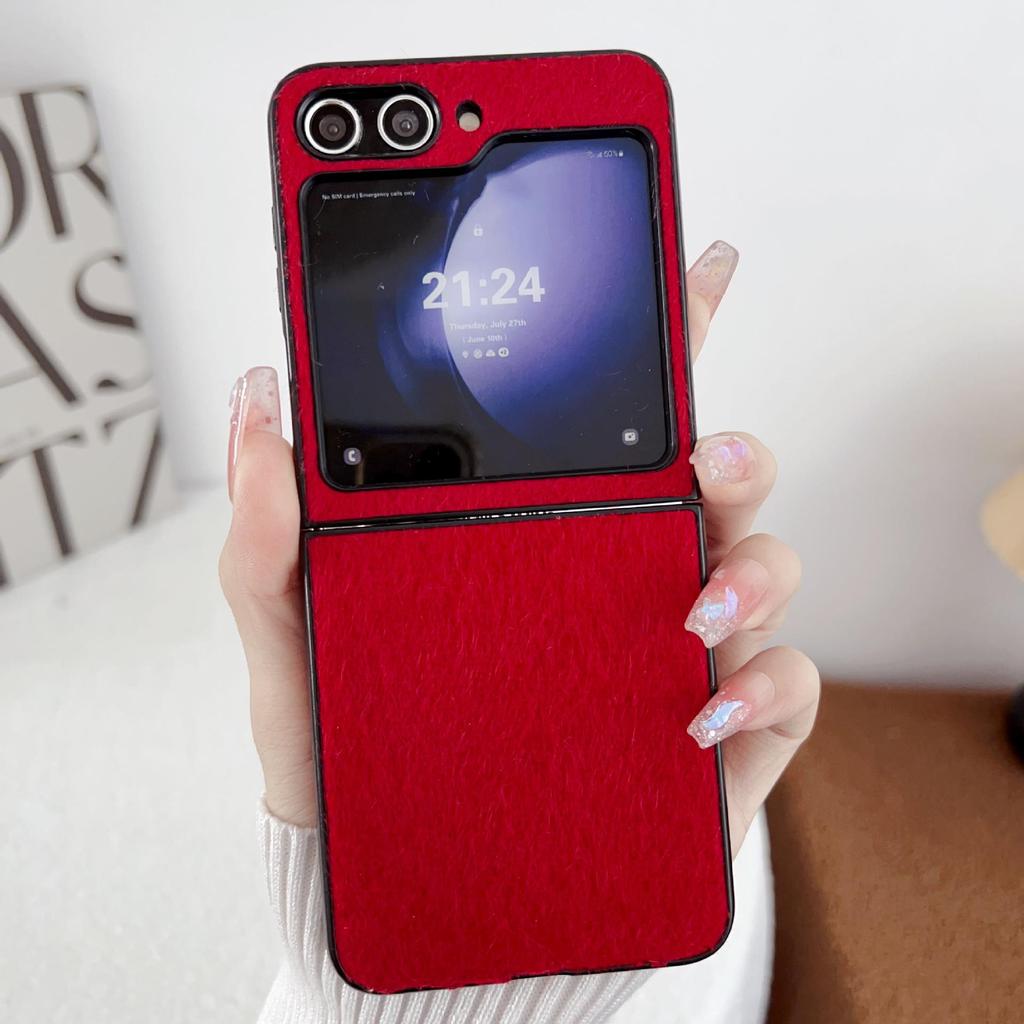 Samsung Z Flip 3-7 Mink Plush Case