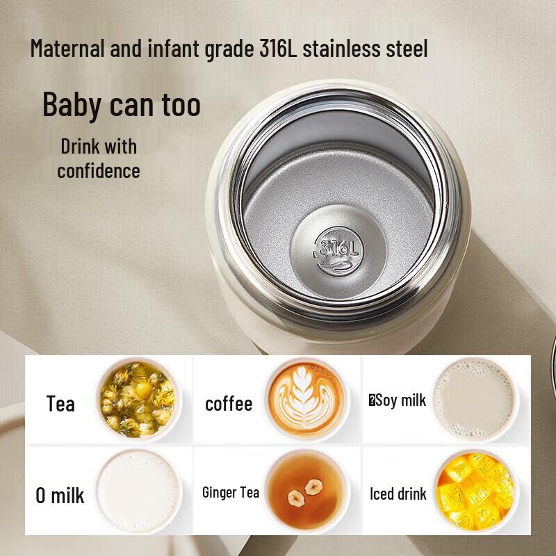RELEA Light Portable Tea Infuser Thermos, 400ml