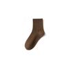 Women's Seamless Cotton Socks - Mid-Calf, White, Spring & Autumn, Antibacterial, Odor-Resistant, Girls' Style, 2025 Hot Seller.
