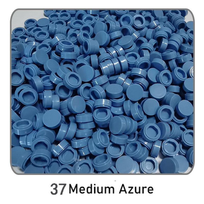 1000 Stück Stadt Bausteine Flache Fliese 1x1 Runde Steine DIY Erleuchten Bausteine Teile 98138 Bausteine für Jungen Mädchen Geschenke Kinder