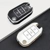 TPU Car Flip Key Case Cover Shell for Peugeot C6 508 C5 C3 208 308 408 508 2008 3008 for Citroen C4 CACTUS C4L Berlingo 2021