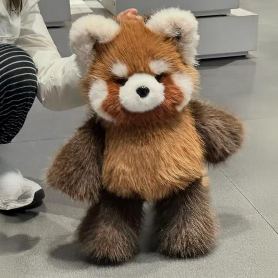 Running Raccoon Plush Toy Cute Stuffed Animal for Kids Adults 55cm Huggable Pillow Birthday Gift Bedroom Decor Anxiety Relief Companion
