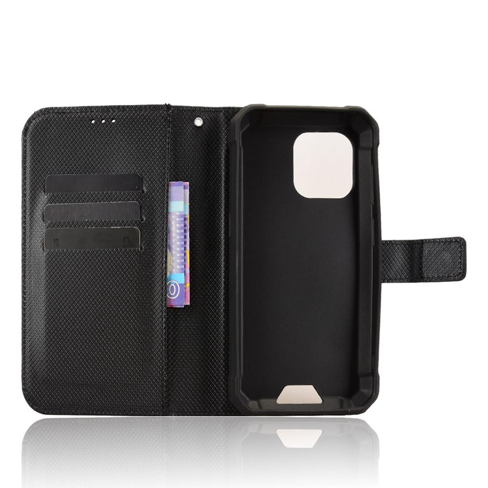 For Blackview BV5300 Pro/Blackview BV5300 Plus/Oscal S70/Oscal S70 Pro/Blackview BV5300 Leather Wallet Case with Strap Diamond Texture Phone Cover